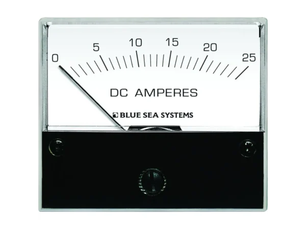 Blue Sea 8005 DC Analog Ammeter - 2-3/4" Face, 0-25 Amperes DC