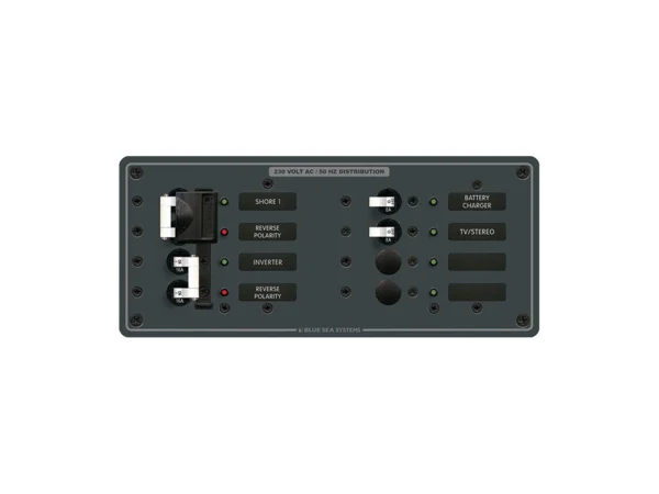 Blue Sea 8599 AC Toggle Source Selector (230V) - 2 Sources + 4 Positions