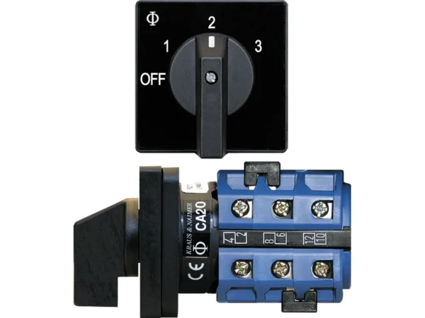 Blue Sea 9010 Switch, AV 120VAC 32A OFF +3 Positions