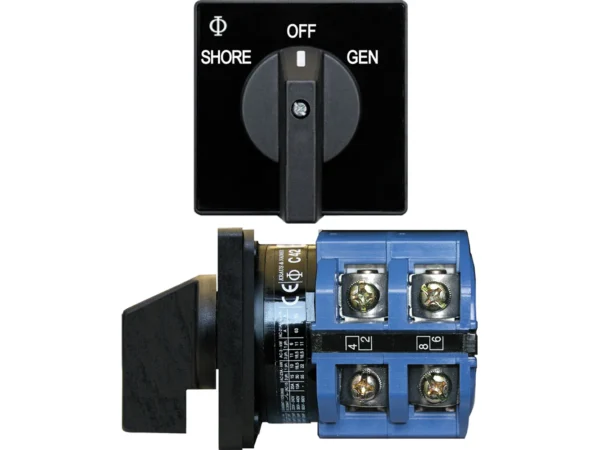 Blue Sea 9011 Switch, AV 120VAC 65A OFF +2 Positions