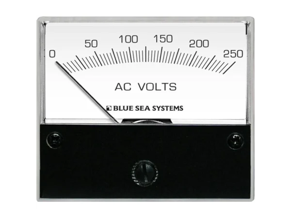 Blue Sea 9354 AC Analog Voltmeter 0-250 Volts AC