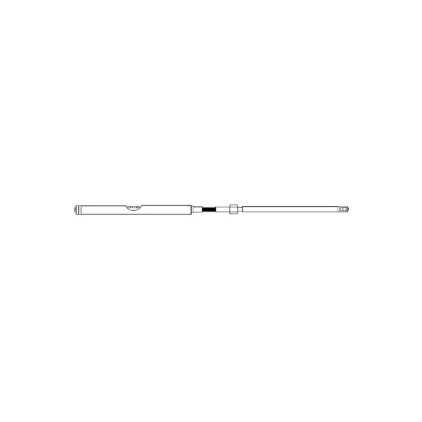 UFLEX M86 Universal Rack & Pinion Steering Cable (Replaces UFLEX, Morse Command 200 or Teleflex SSC124), 12'