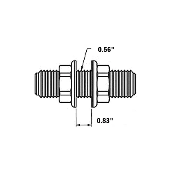 Hydraulic Hose 3/4" Bulkhead Fitting Kit