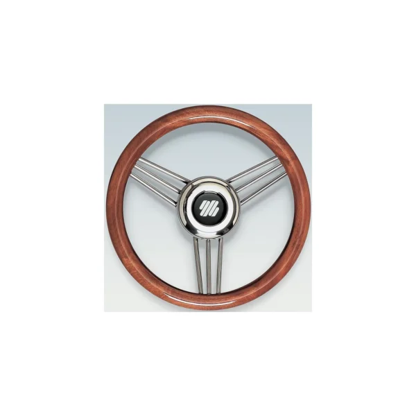 Mahogany Non-Magnetic Stainless Steel Steering Wheel