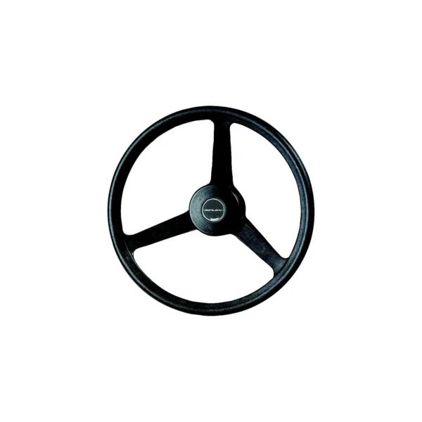 Black 3-Spoke Steering Wheel