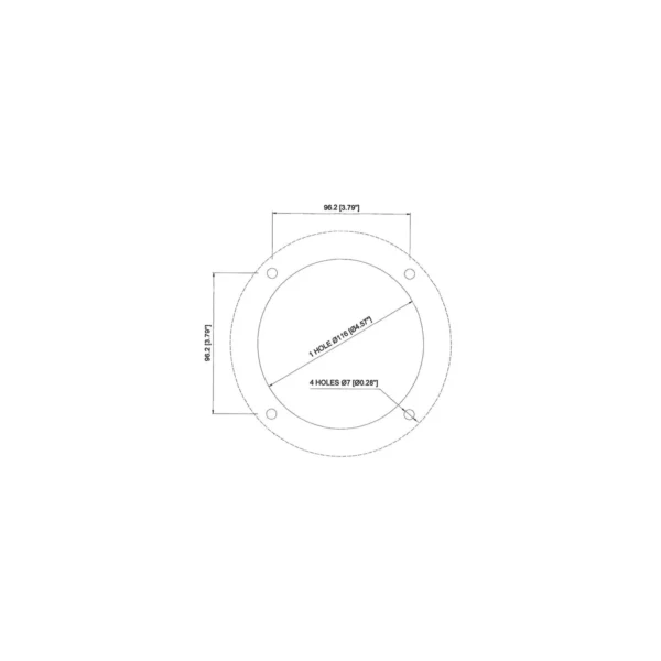 Round Mounting Flange - Image 2