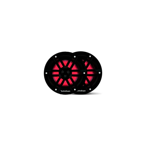 Rockford Fosgate M18B Color Optix™ Marine 2-Way Speakers, 8" Black