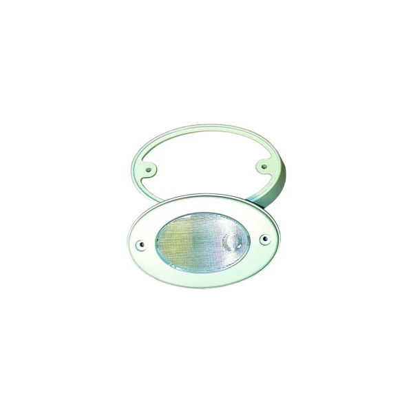 T-H LED Oval Light With Mounting Ring, White