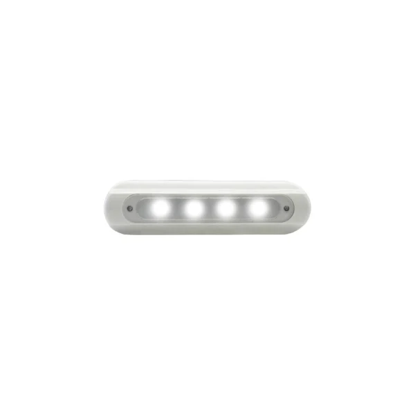 Taco Metals Flat Mount White 4-LED Deck Light