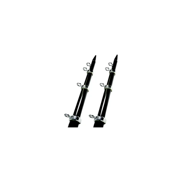 15' Heavy Duty Black/Silver Telescoping Outrigger