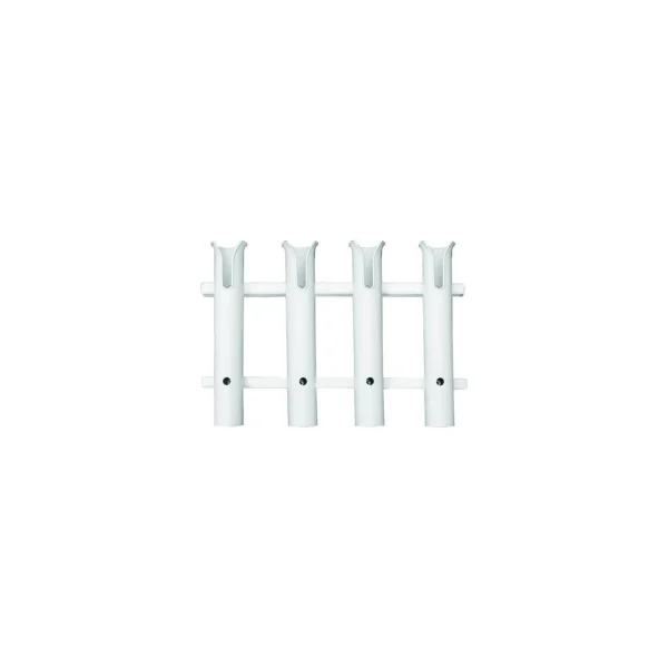 Polyethylene 4-Rod Rack, White