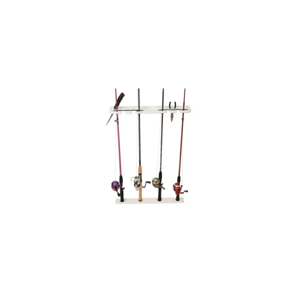 Deluxe Pontoon Boat Tackle Rack, 4-Rod