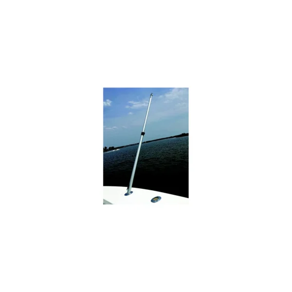 Taco T107001VEL Aluminum Tele-Sun Shade Pole, 44.6” - 69.37”, 2/pk