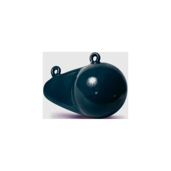 Greenfield PVC Coated Cannonball Style Downrigger Weight, Black