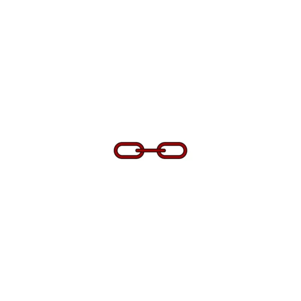 5/16" x 5' Anchor Lead Chain Red - Image 3