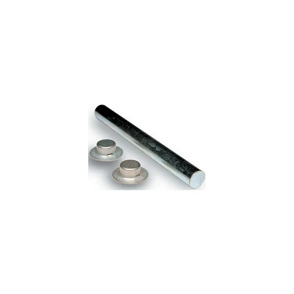 Tie Down Engineering Zinc Plated Roller Shaft With 2 Pal N Zinc