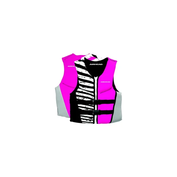 Airhead 1007703BHP Wicked Neolite Kwik-Dry Women's Vest, Pink/Black/White, Youth Size