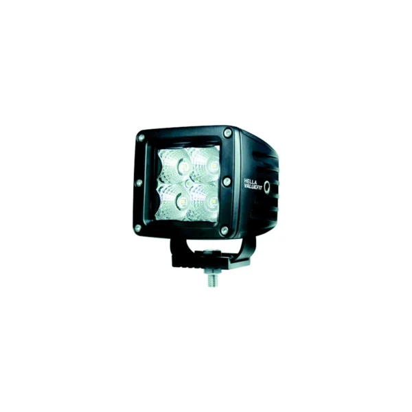 Hella 357204831 Valuefit Cube 4 LED Spot Light KitKit, Black