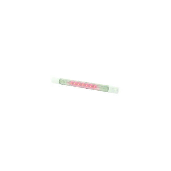 Hella 958121001 LED Surface Mt. Strip Lamps w/Switch, White/Red - Image 2