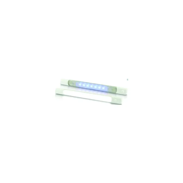 Hella 958121011 LED Surface Mt. Strip Lamps w/Switch, White/Blue