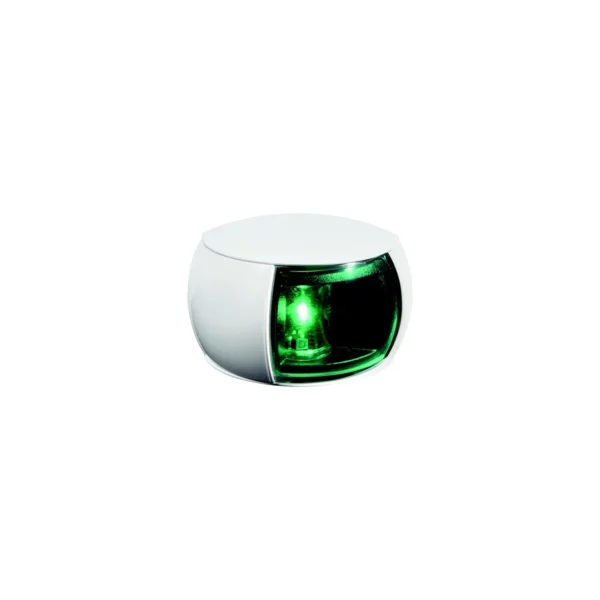 Hella 980520211 NaviLED® Starboard (Green) Side Light Only, White w/Green Lens, 1 ea.