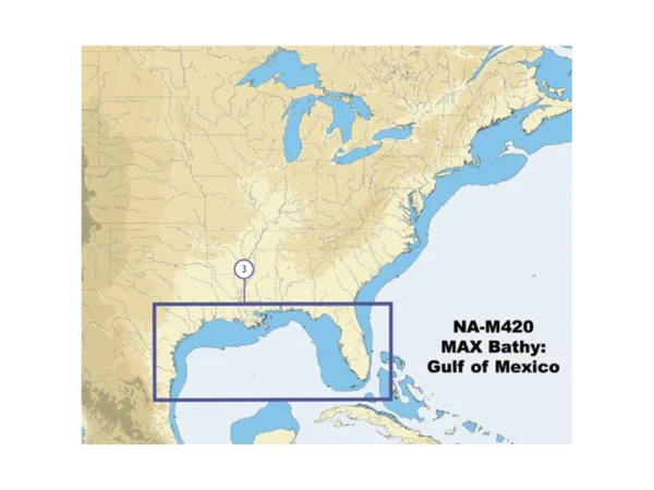 C-Map NA-M420 Gulf of Mexico Bathy Chart - C-Card