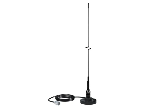 Shakespeare VHF 19" 5218 Black SS Whip Antenna - Magnetic Mount