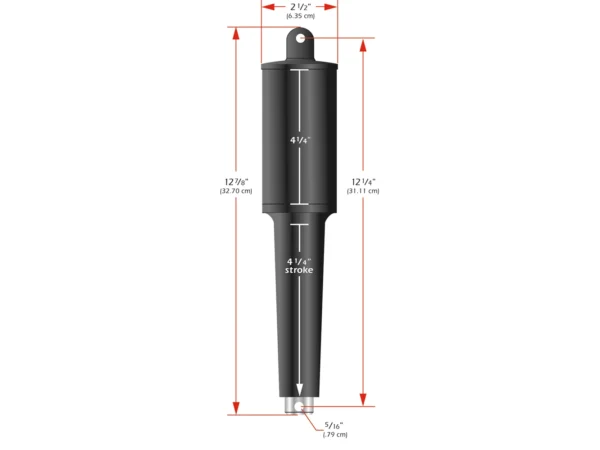 Lenco 102XD Extreme Duty Actuator - 12V - 4-1/4" Stroke