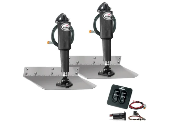 Lenco 9" x 36" Standard Trim Tab Kit w/Standard Tactile Switch Kit 12V