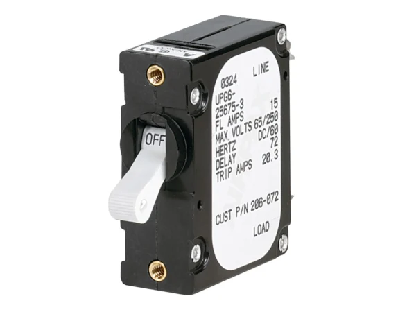 Paneltronics 'A' Frame Magnetic Circuit Breaker - 5 Amps - Single Pole