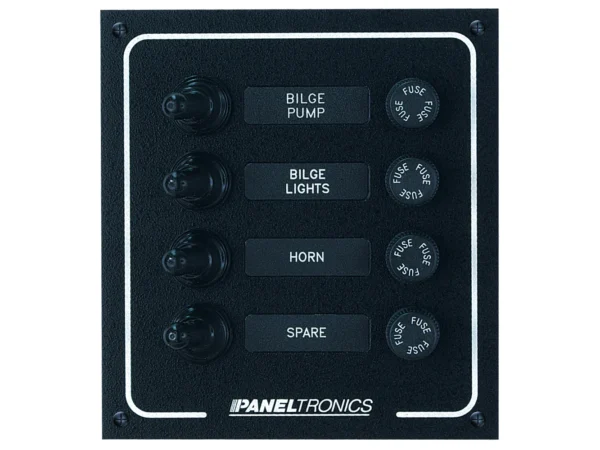 Paneltronics Waterproof DC 4 Position Booted Toggle & Fuse