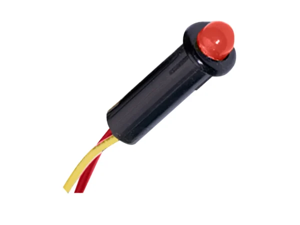 Paneltronics LED Indicator Light - Red - 120 VAC - 1/4"