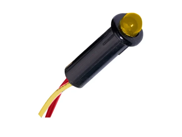 Paneltronics LED Indicator Light - Amber - 120 VAC - 1/4"