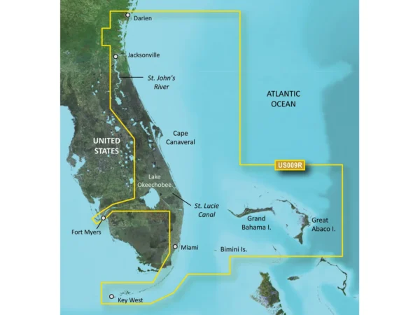 Garmin BlueChart® g3 Vision® HD - VUS009R - Jacksonville - Key West - microSD™/SD™