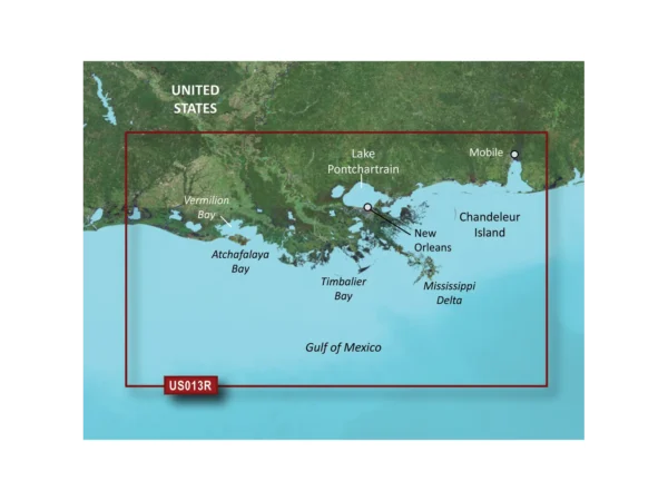 Garmin BlueChart® g3 Vision® HD - VUS013R - Mobile - Lake Charles - microSD™/SD™