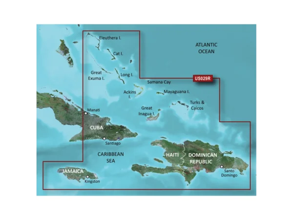 Garmin BlueChart® g3 Vision® HD - VUS029R - Southern Bahamas - microSD™/SD™