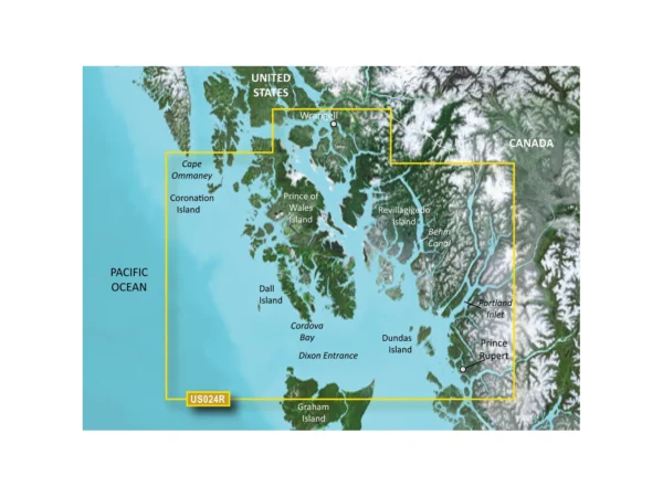 Garmin BlueChart® g3 Vision® HD - VUS024R - Wrangell - Dixon Entrance - microSD/™SD™