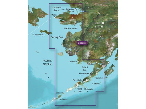 Garmin BlueChart® g3 Vision® HD - VUS033R - Bristol Bay - Kotzebue Snd. - microSD™/SD™