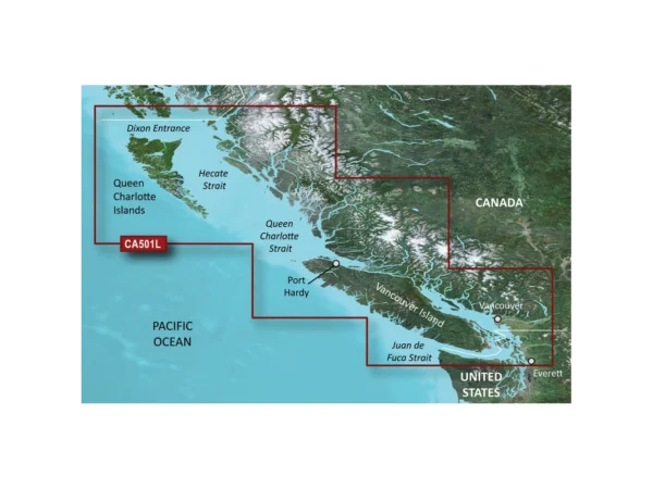 Garmin BlueChart® g3 Vision® HD - VCA501L - Vancouver Island - Dixon Entrance - microSD™/SD™