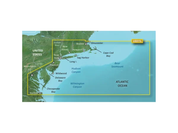 Garmin BlueChart® g3 Vision® HD - VUS511L - Boston - Norfolk - microSD™/SD™