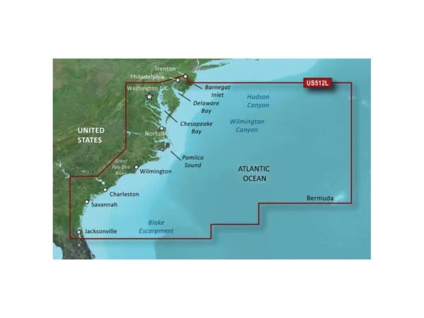 Garmin BlueChart® g3 Vision® HD - VUS512L - Mid-Atlantic - microSD™/SD™