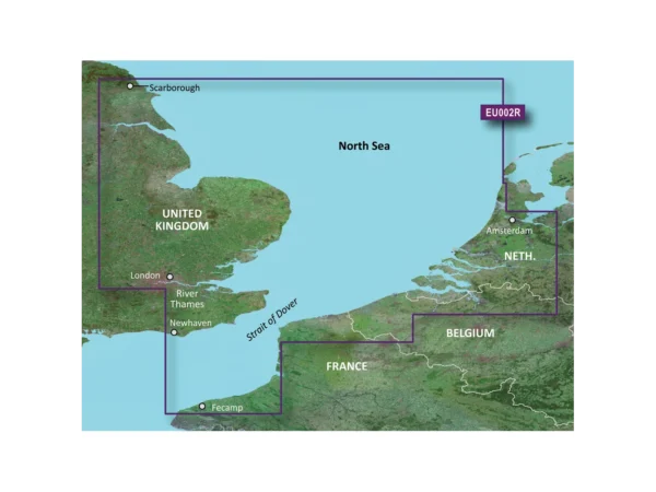 Garmin BlueChart® g3 Vision® HD - VEU002R - Dover to Amsterdam & England Southeast - microSD™/SD™