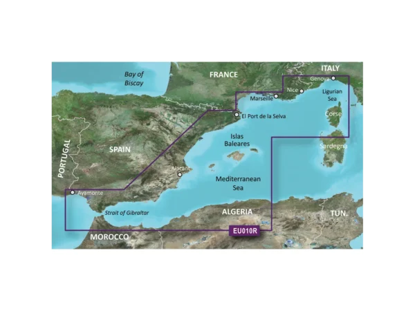 Garmin BlueChart® g3 Vision® HD - VEU010R - Spain, Mediterranean Coast - microSD™/SD™