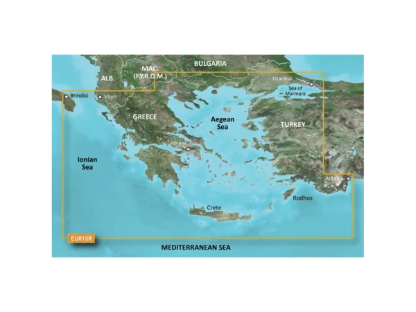 Garmin BlueChart® g3 Vision® HD - VEU015R - Aegean Sea & Sea of Marmara - microSD™/SD™