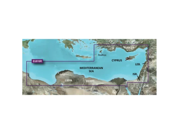 Garmin BlueChart® g3 Vision® HD - VEU016R - Mediterranean Southeast - microSD™/SD™