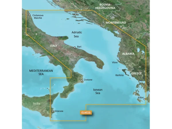 Garmin BlueChart® g3 Vision® HD - VEU453S - Adriatic Sea, South Coast - microSD™/SD™