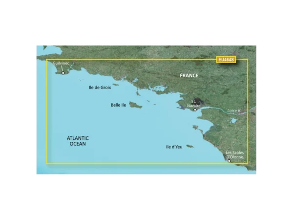 Garmin BlueChart® g3 Vision® HD - VEU464S - Penmarch to Les Sables d'Olonne - microSD™/SD™