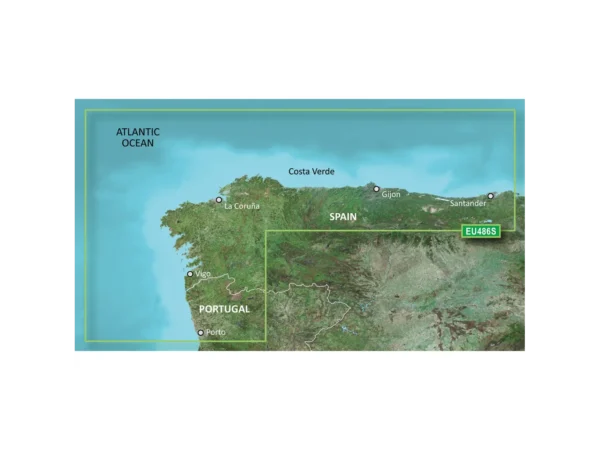 Garmin BlueChart® g3 Vision® HD - VEU486S - Galicia & Asturias - microSD™/SD™