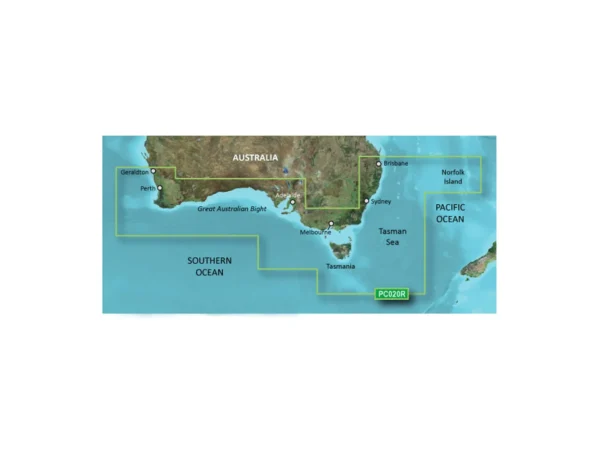 Garmin BlueChart® g3 Vision® HD - VPC020R - Brisbane SW - Geraldton - microSD™/SD™