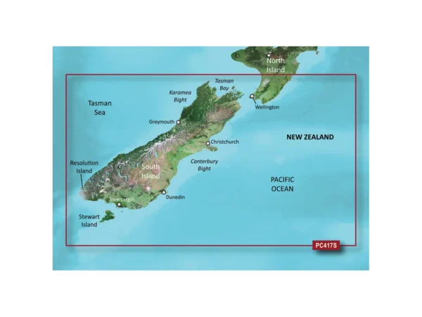 Garmin BlueChart® g3 Vision® HD - VPC417S - New Zealand South - microSD™/SD™